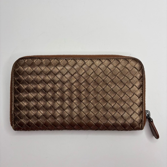 Bottega Veneta Handbags - Bottega Veneta Intrecciato Leather Long Wallet